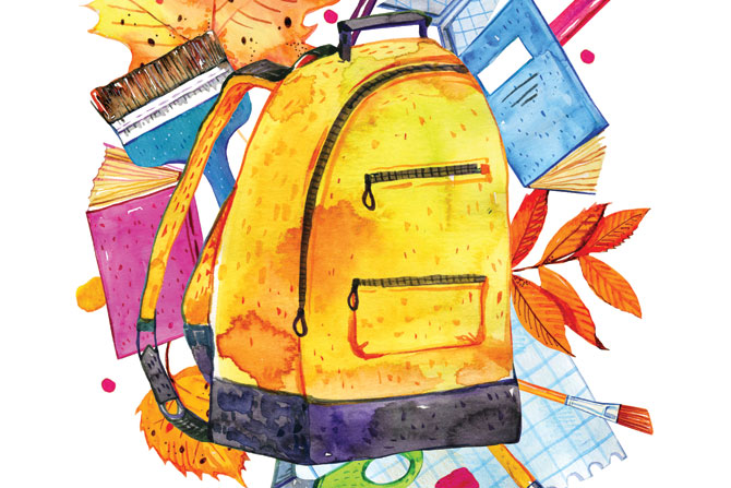 Charter school backpack